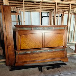 Ashley Toscana B453 King Bed with Natural Slate – $375 OBO