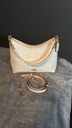 Coach Laurel 31 Shoulder Bag Large Unisex  cream Good Condition  Crossbody
