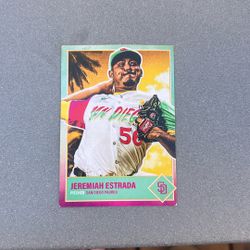Jeremiah Estrada Baseball Card