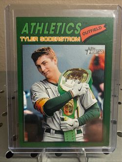 2026 Topps Baseball Heritage Tyler Soderstrom Dark Green Border SP #101 MINT