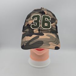 The Children's Place Boys Camouflage Embroidered #36 Adjustable TruckerHat 8-14. 11