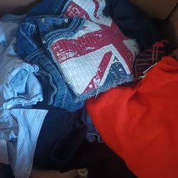 Box Of Clothes Woman's Sizes Xs-Small