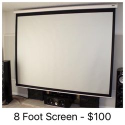 8 Foot Projector Screen