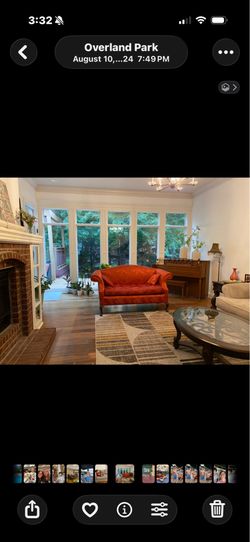 Beautiful Red vintage sofa
