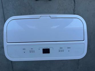 GE portable air conditioner on wheels