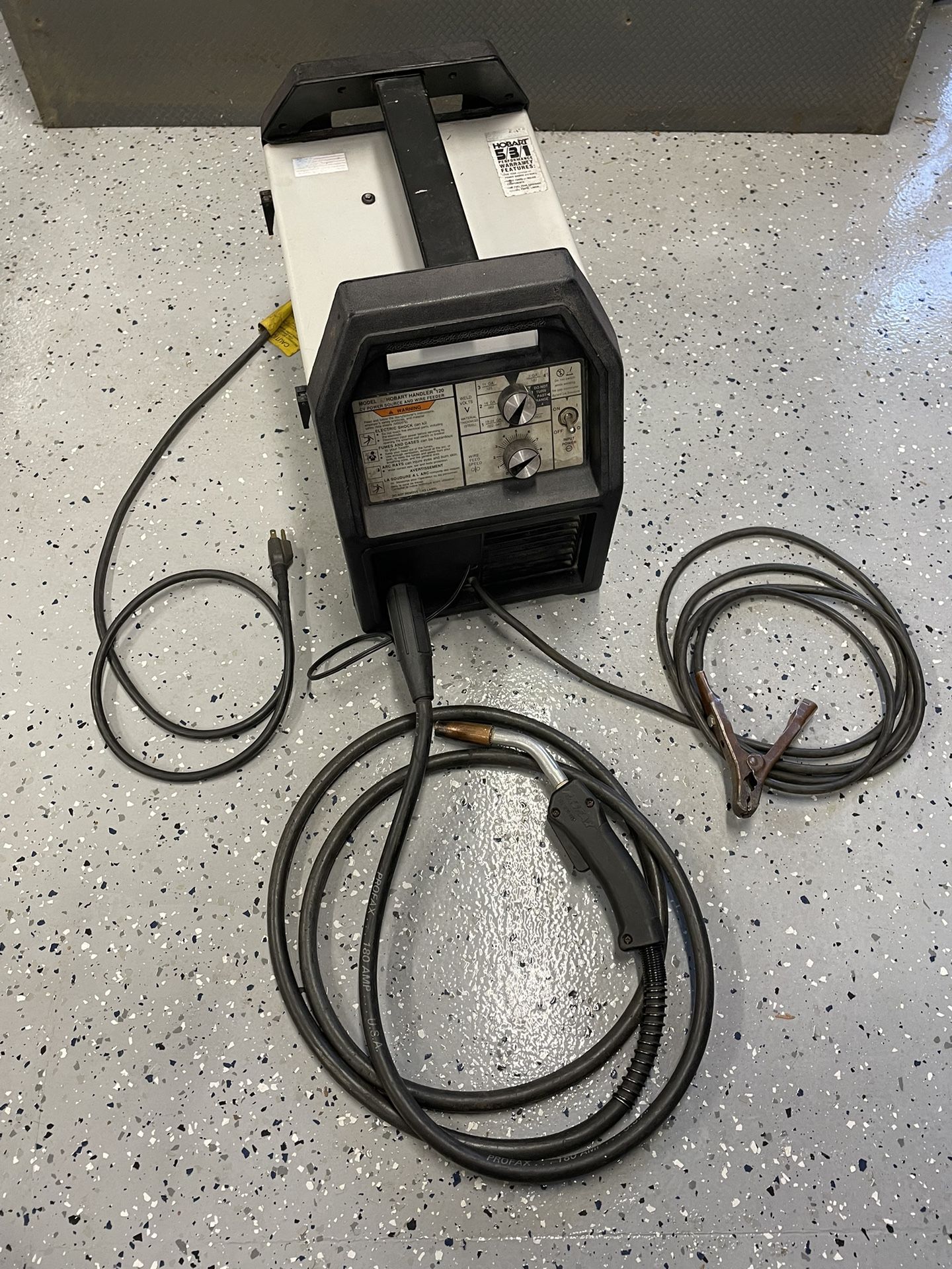 Hobart Handler 120 Wire Feed MIG Welder.