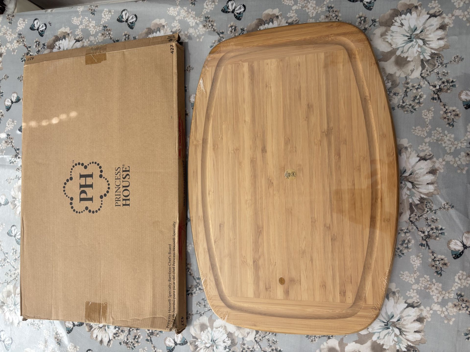 Tabla para picar de bambú  grande