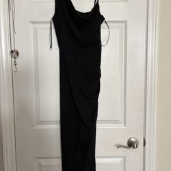 Windsor long black sparkly dress 