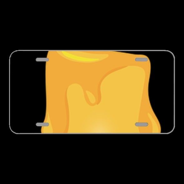 License Plate Novelty Car Front Light Candle Wax Drops