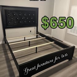 Led Queen Size Bed Frame Brand New