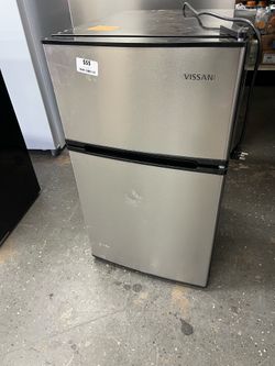 3.1 cu. ft. 2-Door Mini Refrigerator in Stainless Steel with Freezer, ENERGY STAR