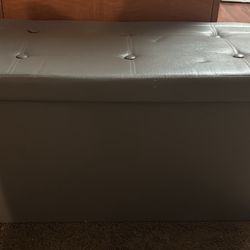 Grey Storage Box - TEEN SELLING FOR SUMMER MONEY