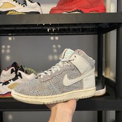 Nike Dunk Skinny Print High Glacier Ice Women’s Size 5