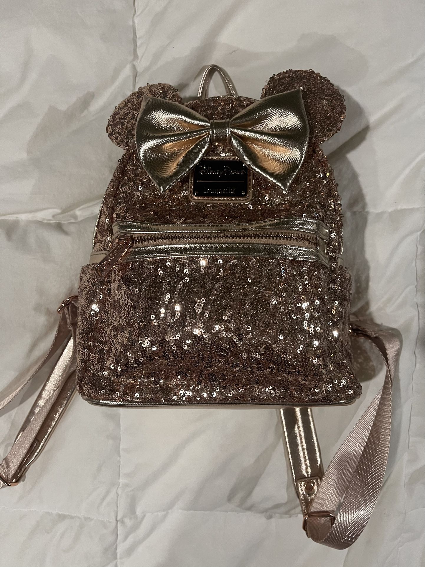 Sparkly Rose Gold- Loungefly Backpack