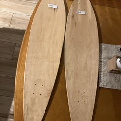 40” s40nat split tail natural deck longboard