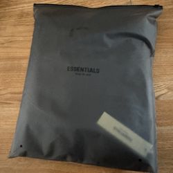 Essentials Black Sweats 