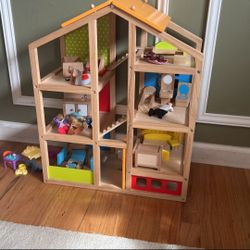 Hape Wooden Doll House