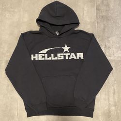 hellstar  black logo hoodie size M
