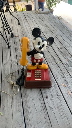 Vintage Mickey Mouse Touch Tone Phone