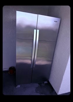 Whirlpool Refrigerator Stainless Steel Double Door
