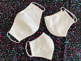 SET OF 10 white beauty masks