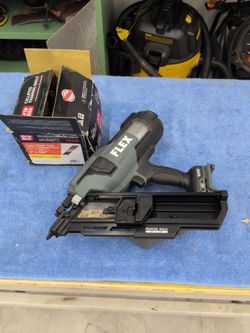 New Flex 24 volt 30° framing nailer with  box of nails