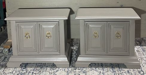 Solid Wood Nightstand Set