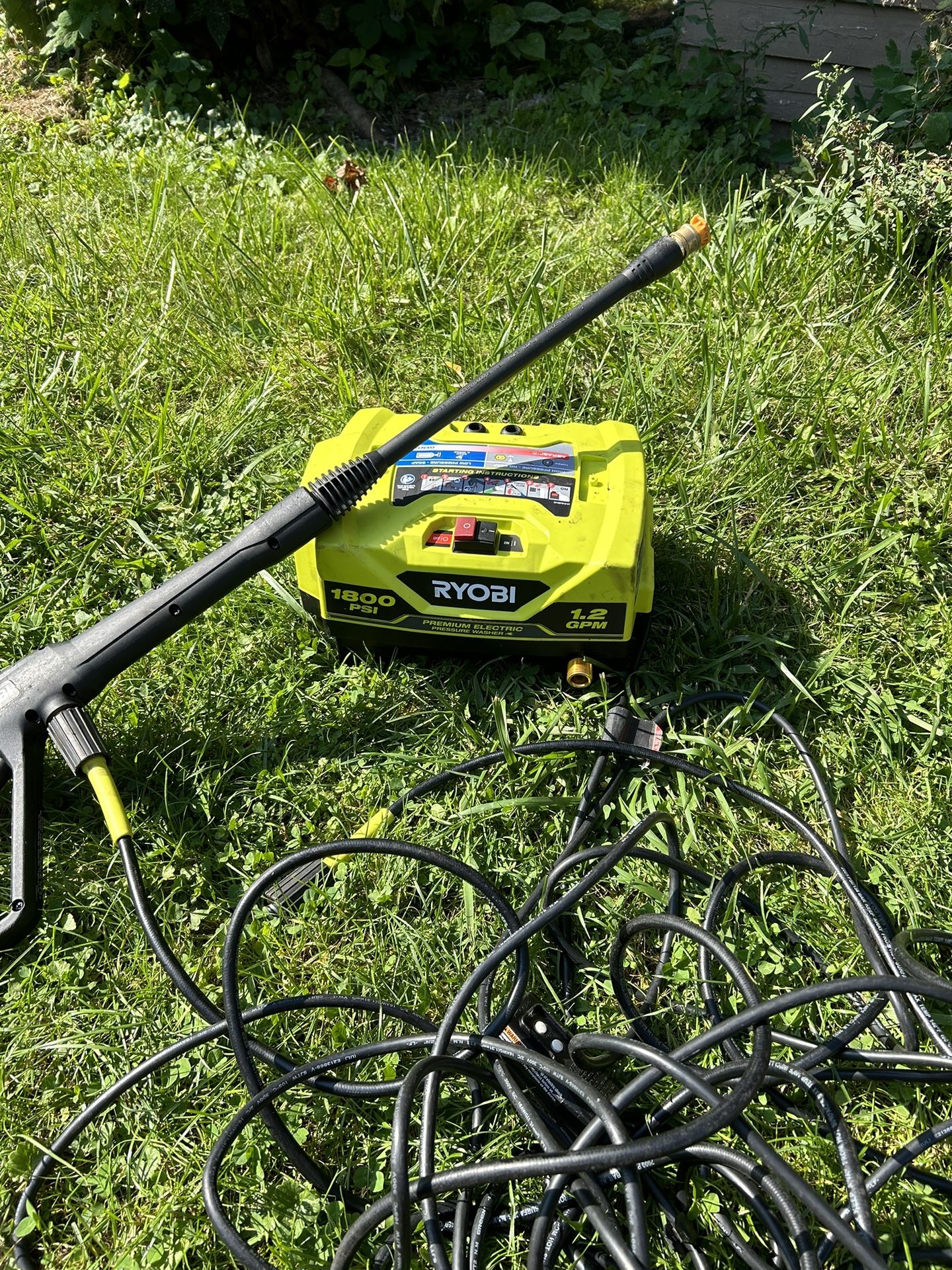RYOBI  PRESSURE WASHER