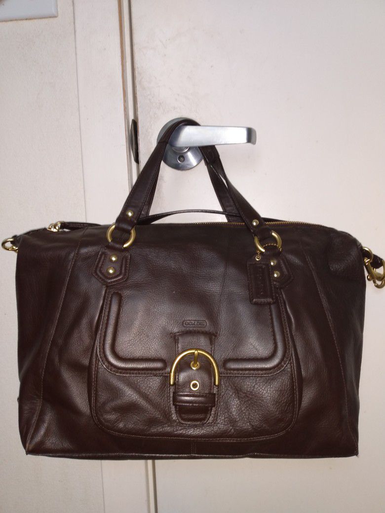 Coach Brown Leather Large Bag