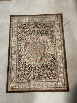 medium area rug brown