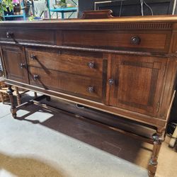 Beautiful Antique Buffet by Gregory Furniture Mfg Co 
