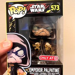 Funko POP! Star Wars Retro Series 573 Emperor Palpatine Target Exclusive NIB