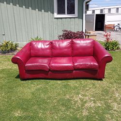 Leather  Large Couch