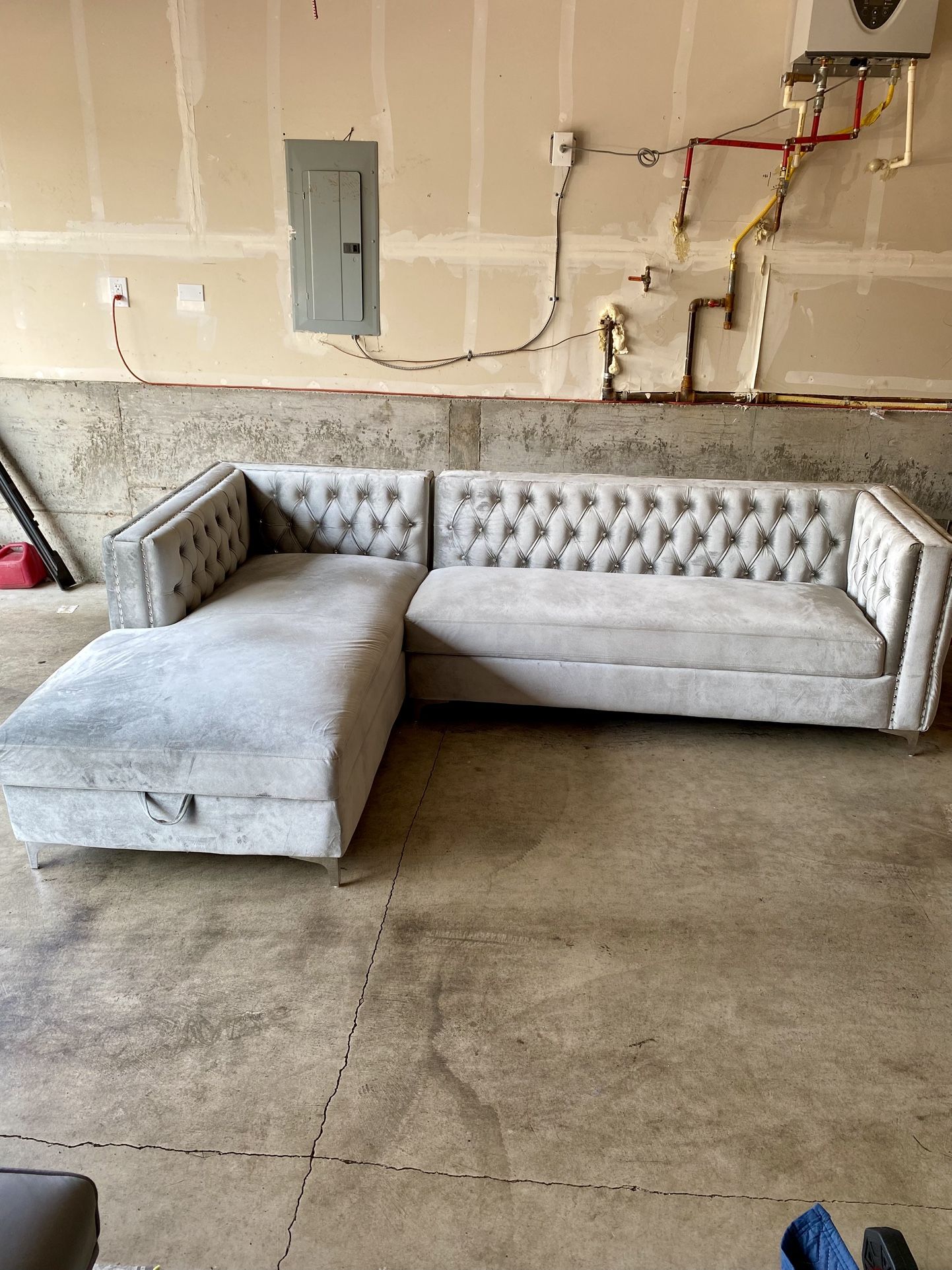 Grey Sectional Couch