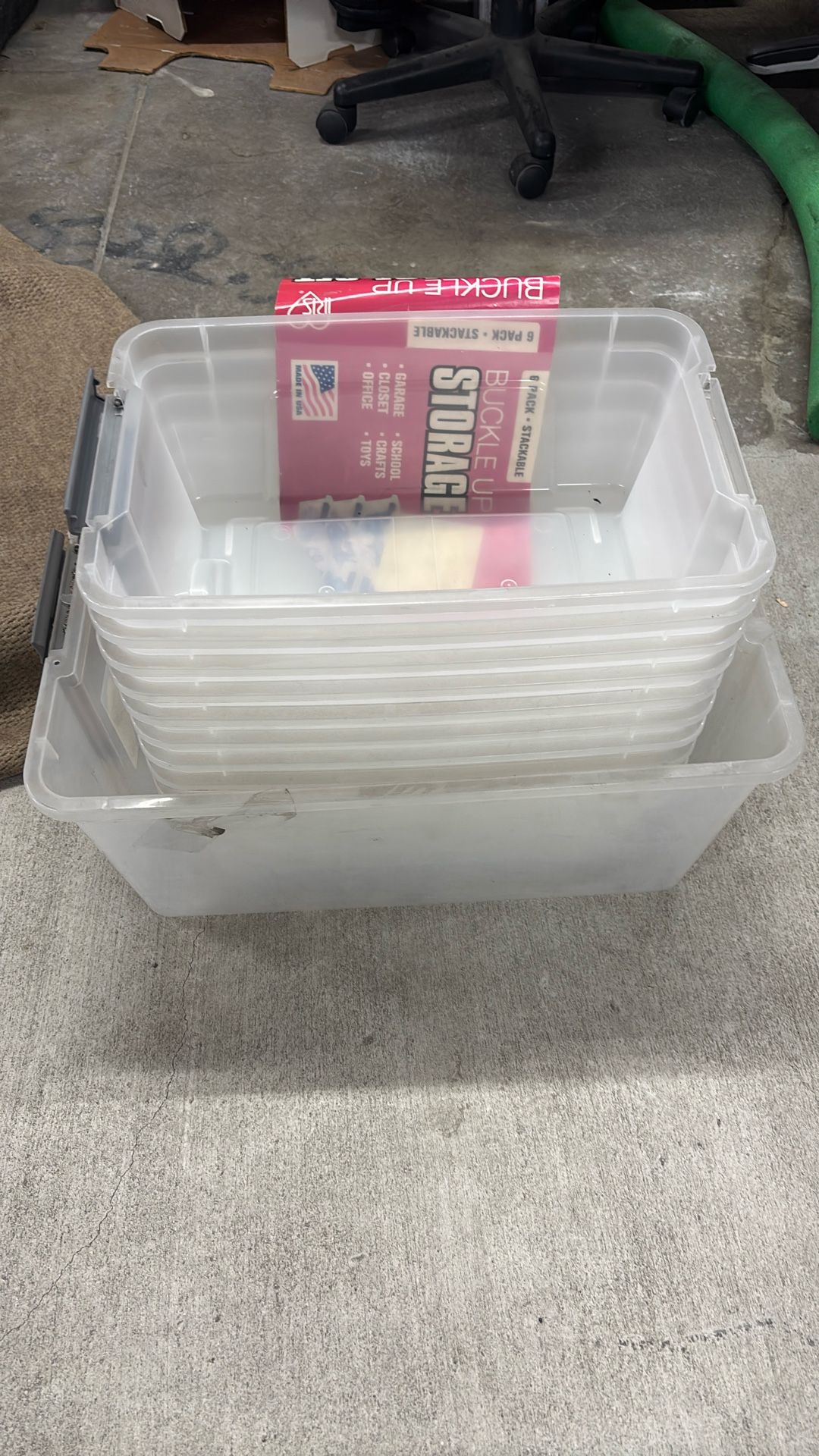 Stack Of Bins 5$ For All Of Them