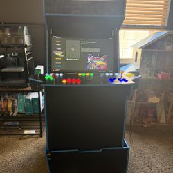 RecRoom Masters 4-Player Upright Arcade Cabinet - 2000+ Games, Upgraded Audio, Windows 10 PC