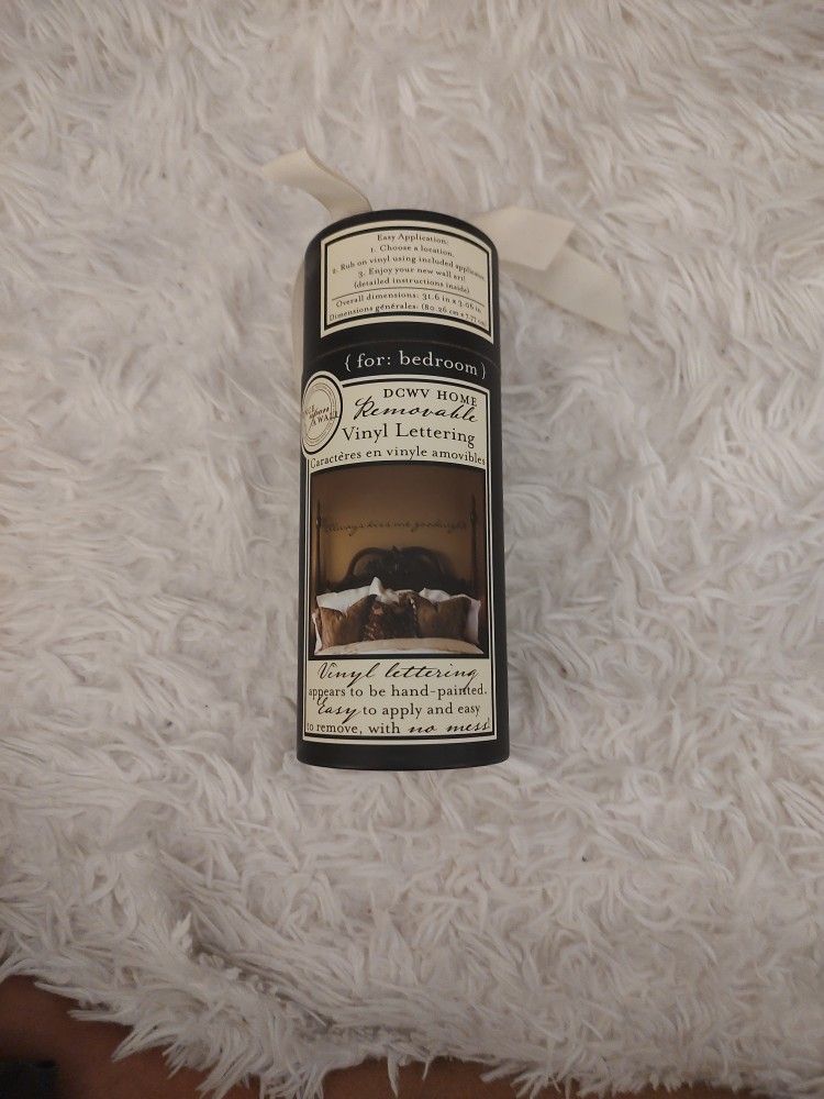 Always Kiss Me Goodnight Black Vinyl Lettering