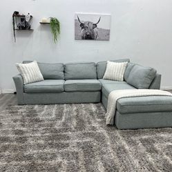 Living Spaces Sectional Couch - Free Delivery