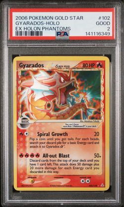 GYARADOS GOLD STAR PSA 2