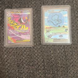 Bubble Mew And Mega Gengar