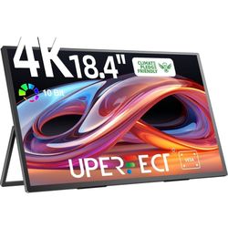 Uperfect 4K Resolution Big Screen Portable Monitor - Black (New)