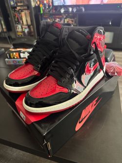 Nike Air Jordan 1 Retro High OG (Patent Bred) Size 10