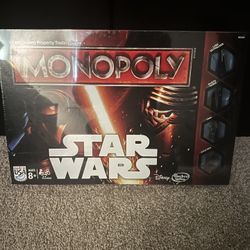 2015 Disney the force awakens monopoly NIB 