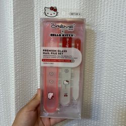 Hello Kitty Nail Glass File Set With Case 