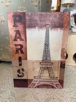 Paris Eiffel Tower Wall Art Pictures