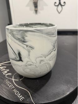 Beautiful marble vase home decor