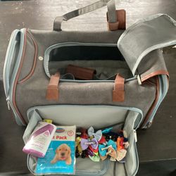 Dog Clothes/ Bag And Bows