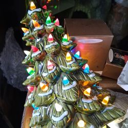 Vintage Ceramic Christmas  Tree