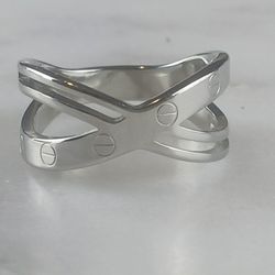 Crisscross Band Ring (8)