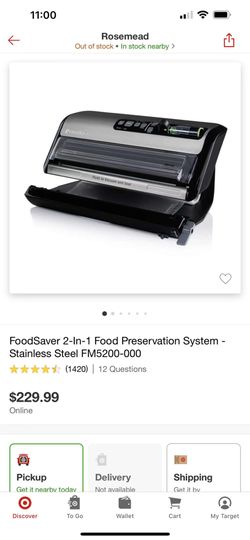 foodsaver 2 in1 food vacuum sealer